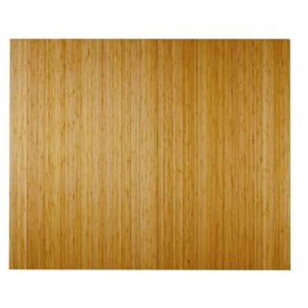 ANJI MOUNTAIN Anji Mountain AMB24042 48 in. x 60 in. NATURAL Bamboo Roll-Up Chair Mat- no tongue...5mm thick...felt backing AMB24042